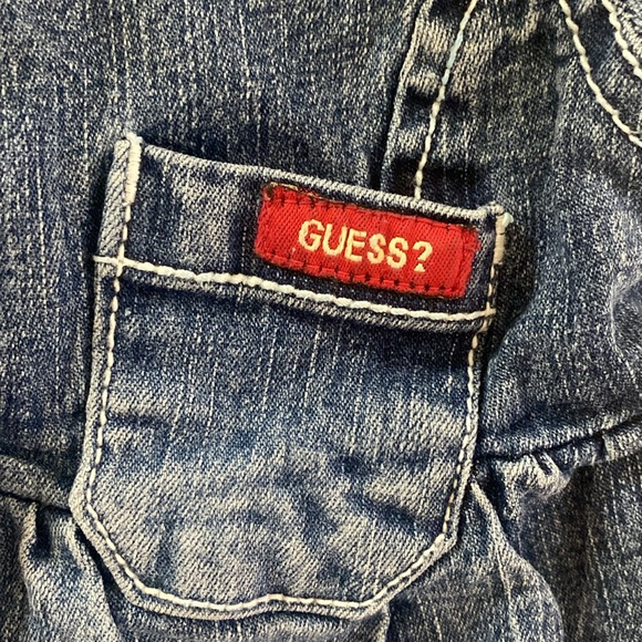 Guess Jean Denim Blue Jean Dress Stretch - Picture 2 of 8